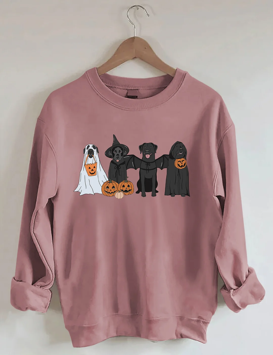 Black Labrador Halloween Sweatshirt