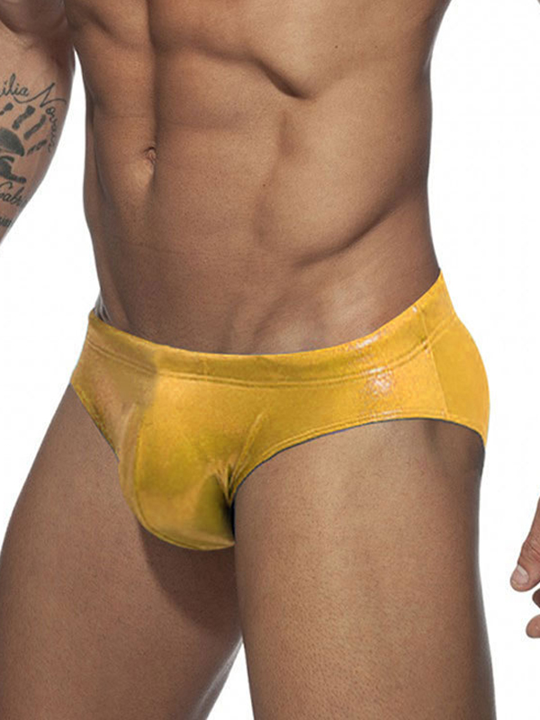Faux Leather Sequin Skinny Trunks