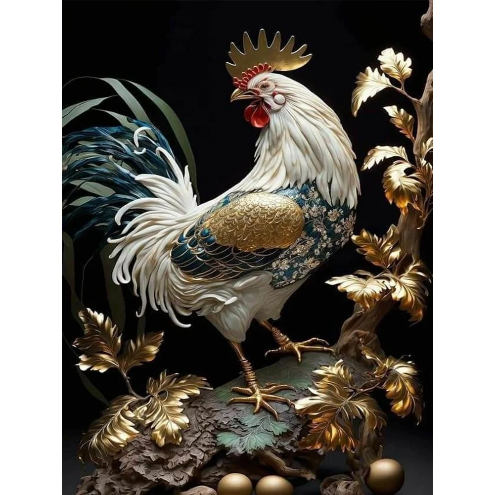 Full Round Diamond Painting - Chicken(30*40cm)
