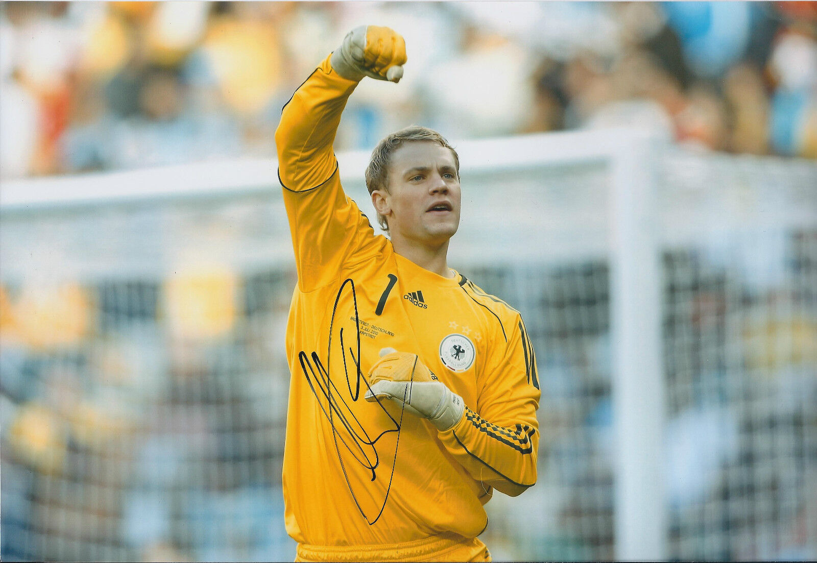 Manuel NEUER SIGNED Autograph 12x8 Photo Poster painting AFTAL German Goalkeeper Genuine