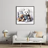 Dog And Bear-11CT/14CT Stamped Cross Stitch 40*40cm/15.75*15.75in tapestrymarket