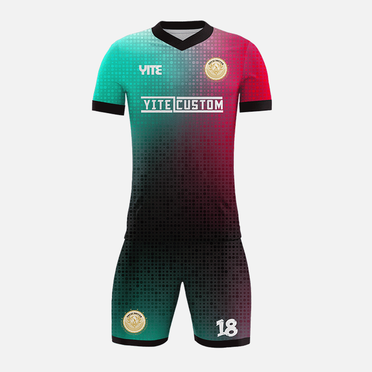 YITE | YTZQ104-Green  And Red Soccer Uniforms