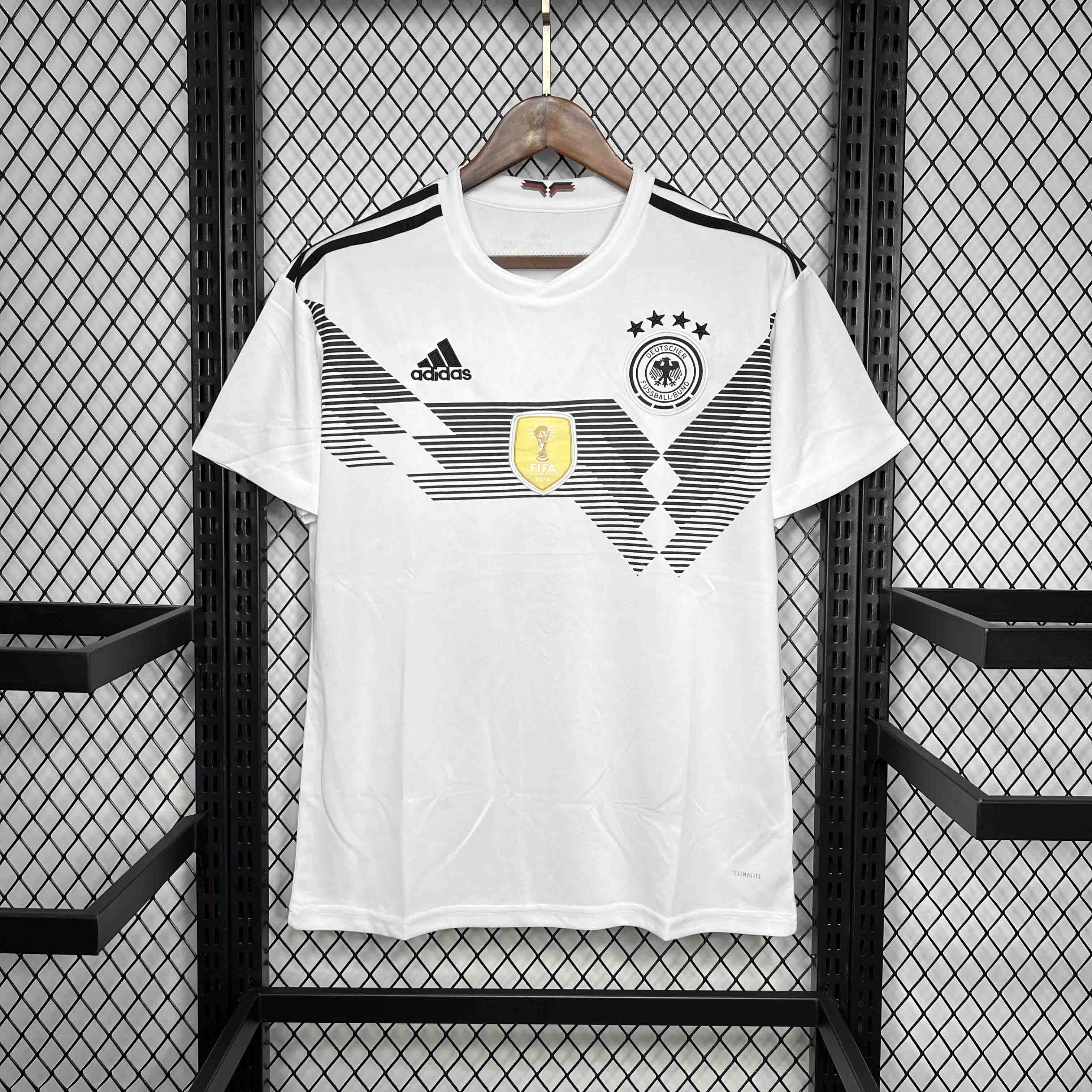 Retro Germany 2018 Home Stadium Jersey - Fans Version