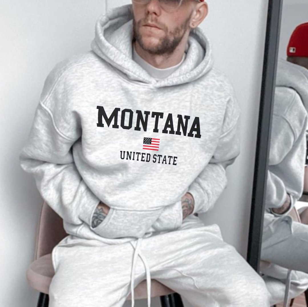 Retro Men's American Montana Hoodie
