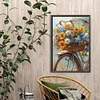 (40*60cm)Flower Bike - Full Round Drill Diamond Painting