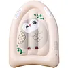 Inflatable Kickboard with Handles Summer Surfing Board Children Water  (Bear)