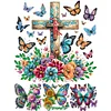 (Multi-Style)Butterfly-Partial Special Shaped Diamond Painting 30*30CM