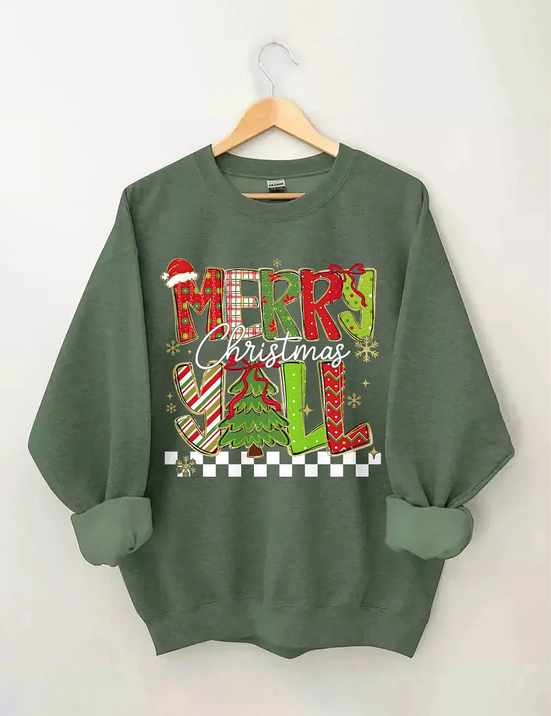 Merry Christmas Y&rsquo;all Sweatshirt