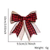 Festive Christmas Tree Gift Decor Double Layers Bowknot 