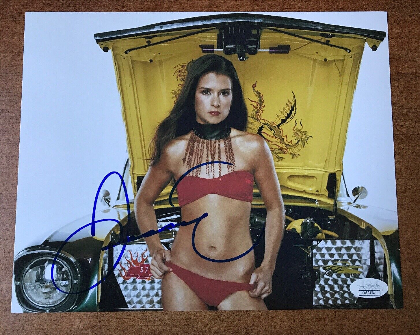 Danica Patrick Autograph 8 X 10 - JSA COA SEXY Photo Poster painting