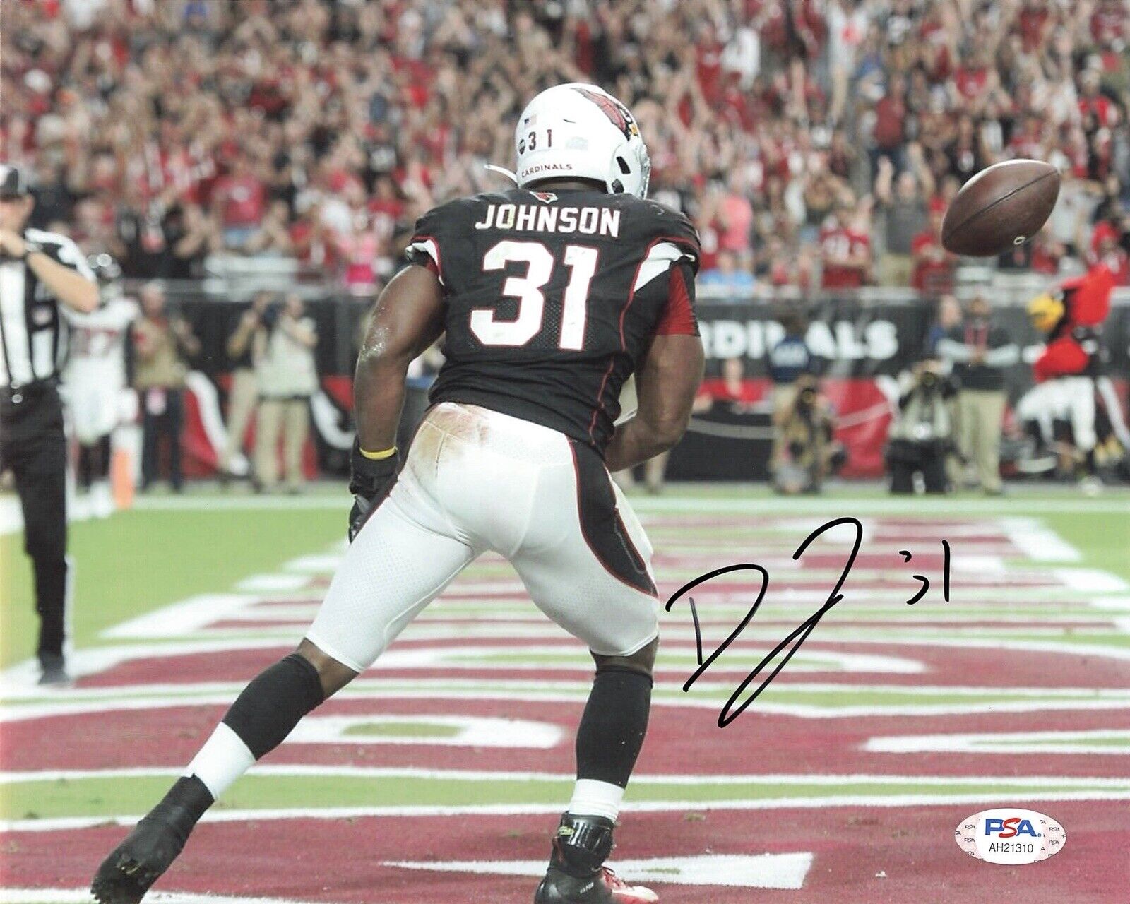 david johnson Signed Autographed 8x10 Photo Poster painting Arizona Cardinals Psa Coa