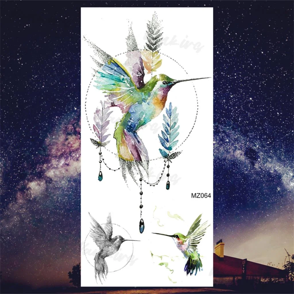 Sdrawing Flower Temporary Tattoos For Women Girls Realistic Lavender Butterfly Flower Fake Tattoo Sticker Forearm Body Tatoos 3D