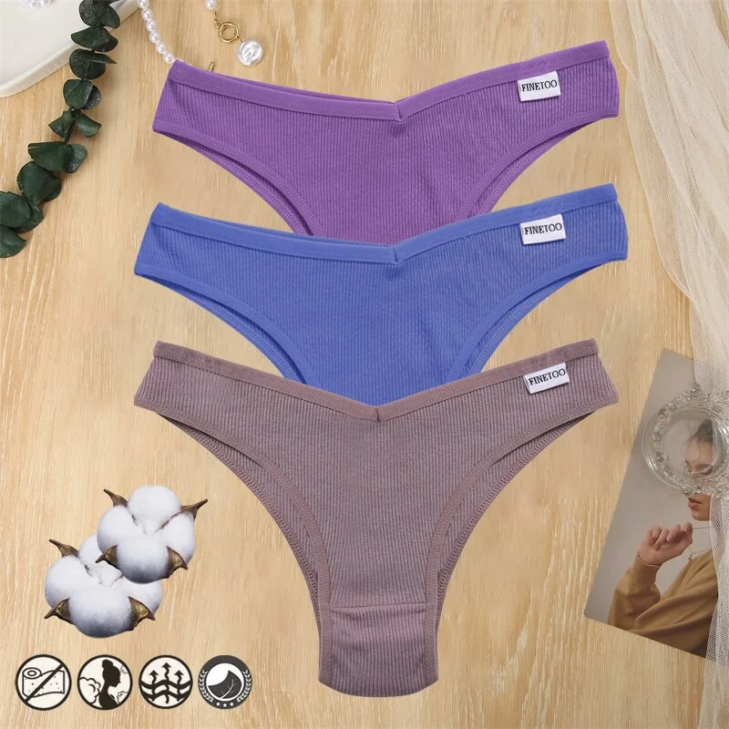 Billionm Cotton Women Panties Sexy V Waist Underwear T-back Underpants Woman Brazilian Pantys Female Briefs Intimates Lingerie