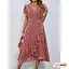 Women's Retro Stripe Duspender Large Swing Stitching Dress main image 1