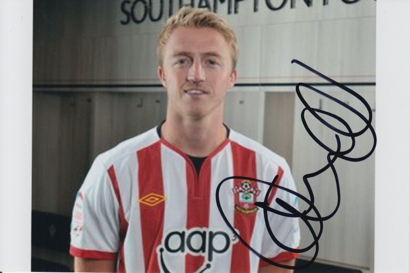 LEE BARNARD HAND SIGNED 6X4 Photo Poster painting - FOOTBALL AUTOGRAPH - SOUTHAMPTON.