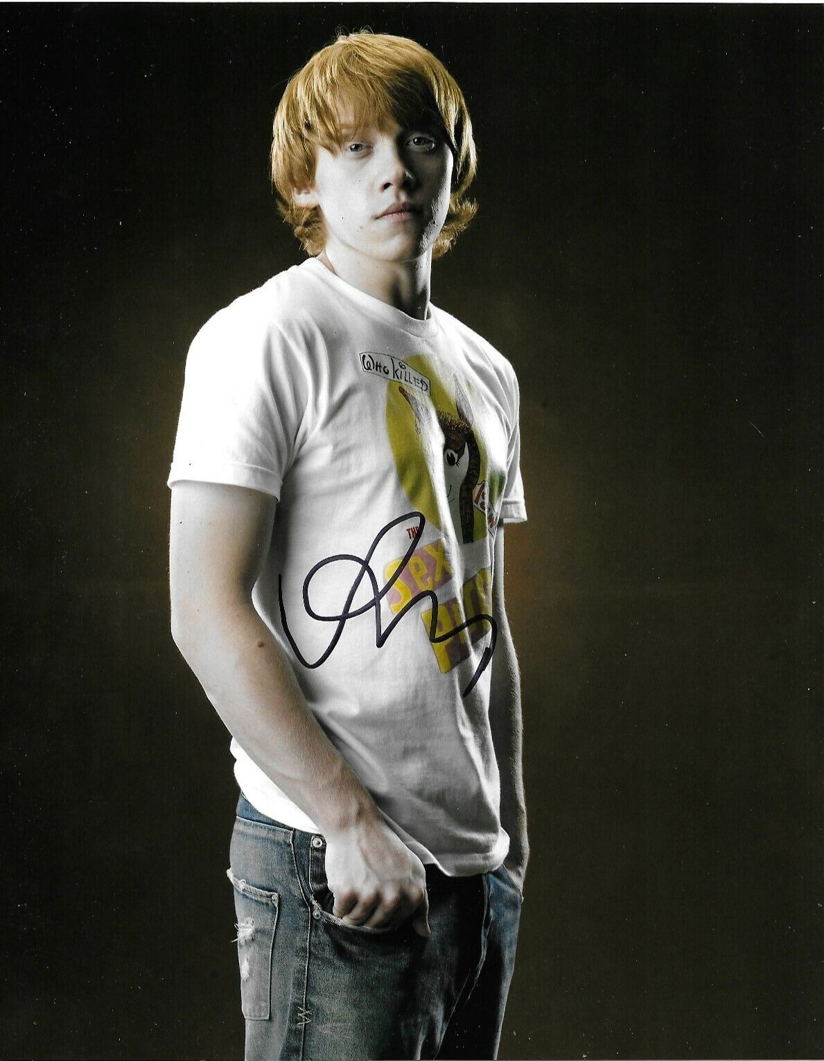 Rupert Grint Signed Harry Potter 10x8 Photo Poster painting AFTAL