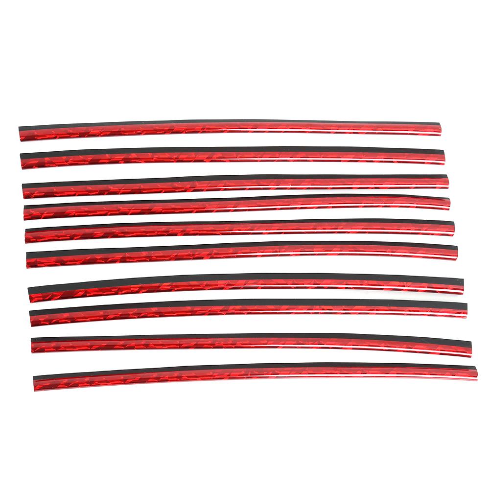 

10pcs Car Styling Air Outlet A/C Vent Decoration Strips Universal (Red), 501 Original