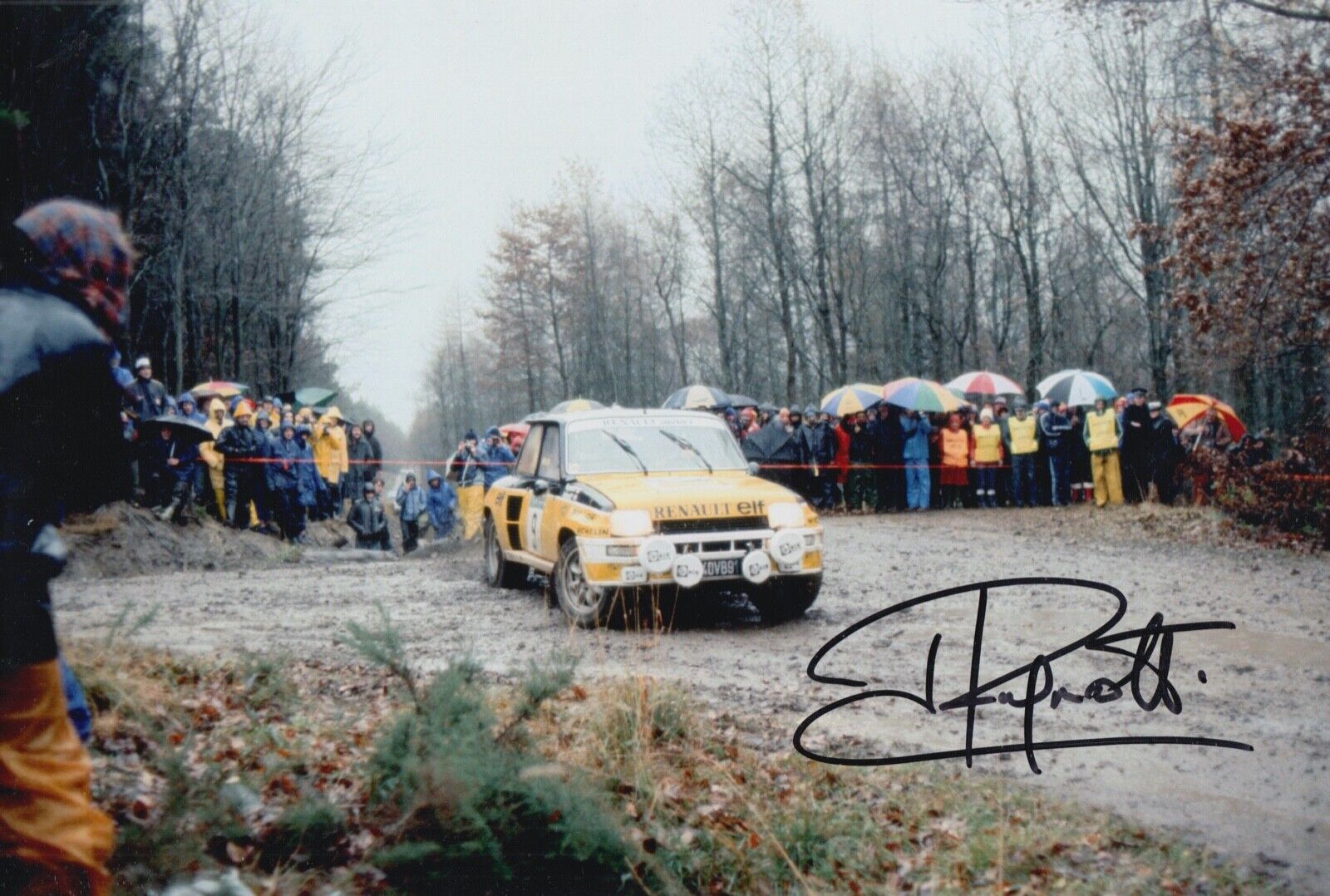 Jean Ragnotti Hand Signed 12x8 Photo Poster painting Rally Autograph Renault 2