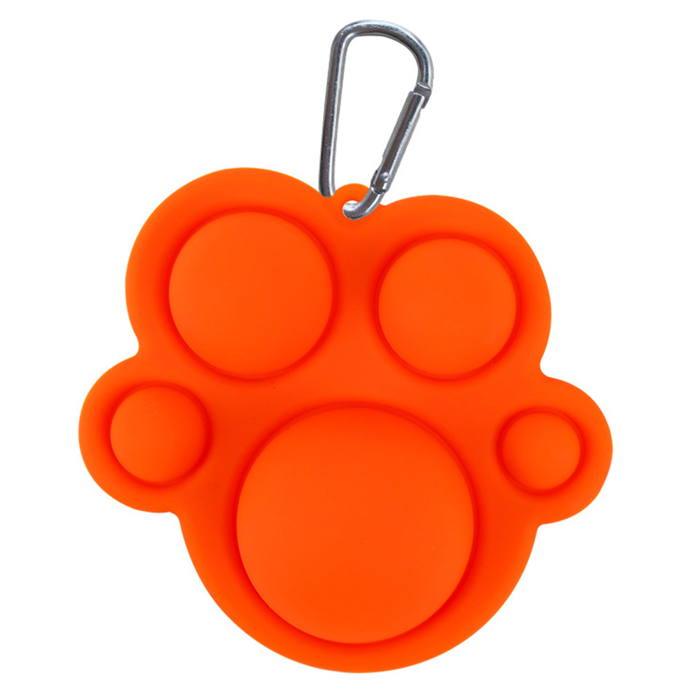 

Dimple Fidget Toy Finger Exercise Board Solid Paw Anti Stress Game (Orange), 501 Original