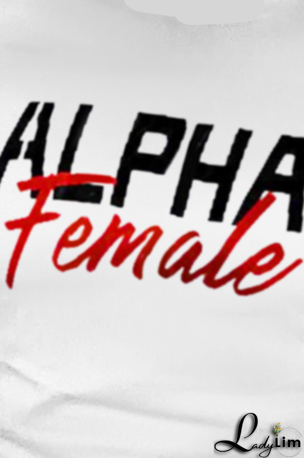 White Fashion Simplicity Print Split Joint Letter O Neck T-Shirts