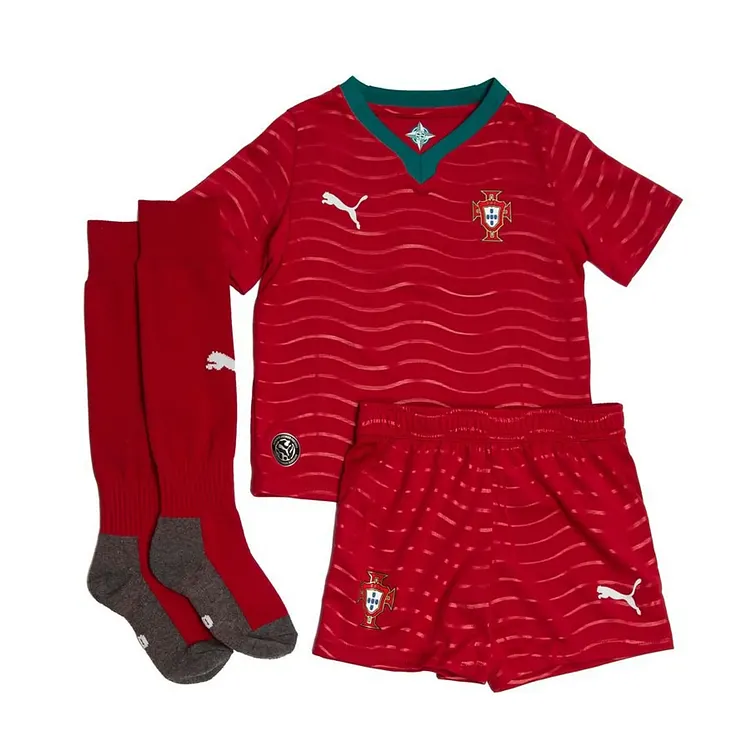 2026 World Cup Portugal Kids' Football Jersey &mdash; 1:1 Replica (Thai Quality)
