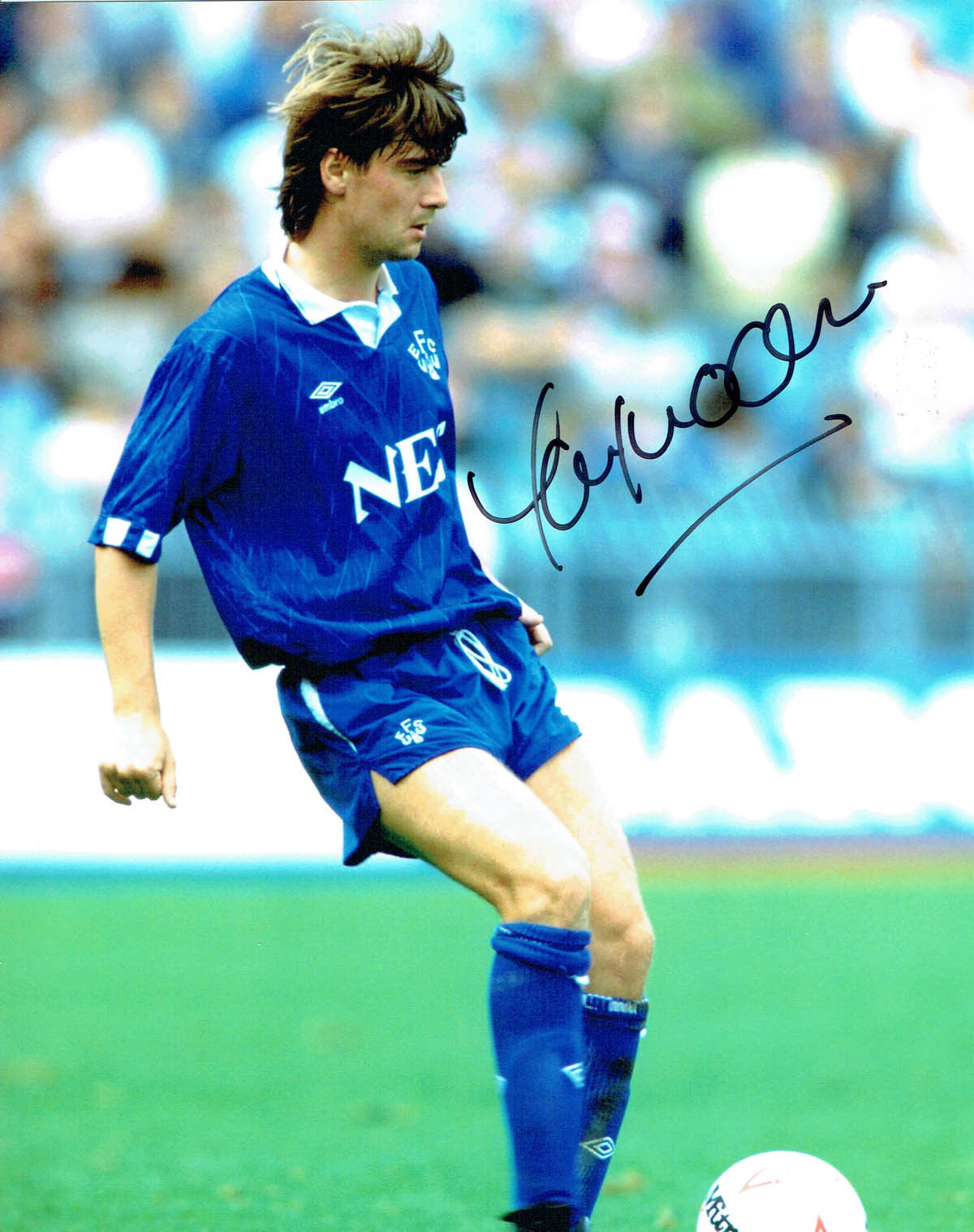 Ian SNODIN Signed Autograph 10x8 EVERTON Photo Poster painting C AFTAL COA