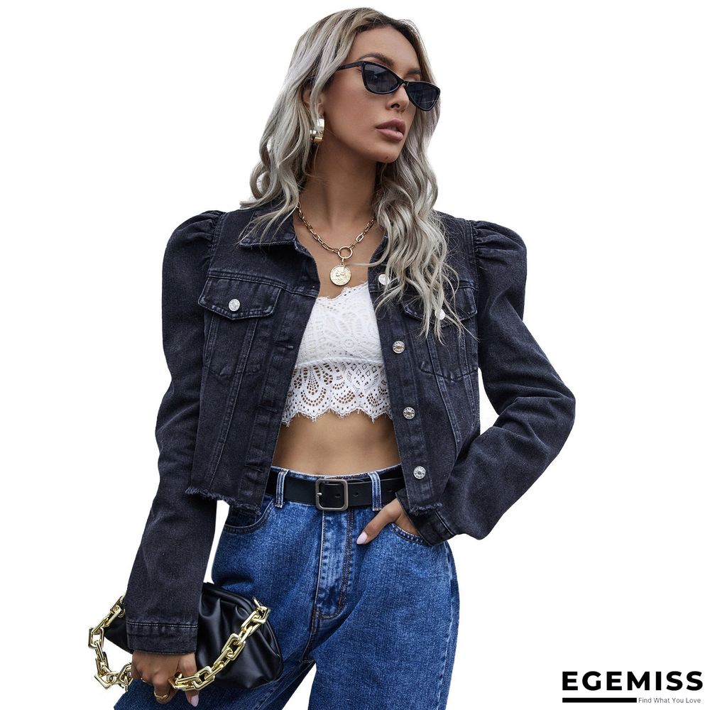 Fashion Lapel Jeans Casual Short Coat Autumn and Winter | EGEMISS