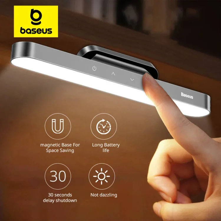  Stepless Dimming Desk Lamp Rechargeable For Cabinet Bedroom Kitchen Light