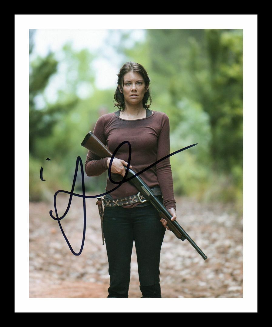 Lauren Cohan - The Walking Dead Autograph Signed & Framed Photo Poster painting 3