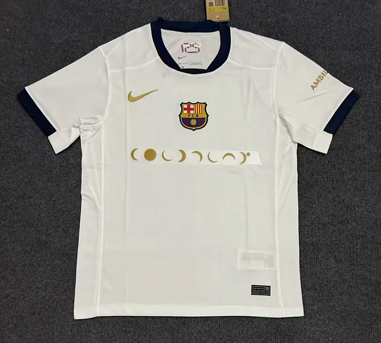 2025-26 Season - Barcelona White Moon Advertising - Jersey - Fan Edition