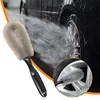 Car Wheel Wash Brush Soft Bristle Tire Cleaning Brushes Tools Car Tire Rim Brush