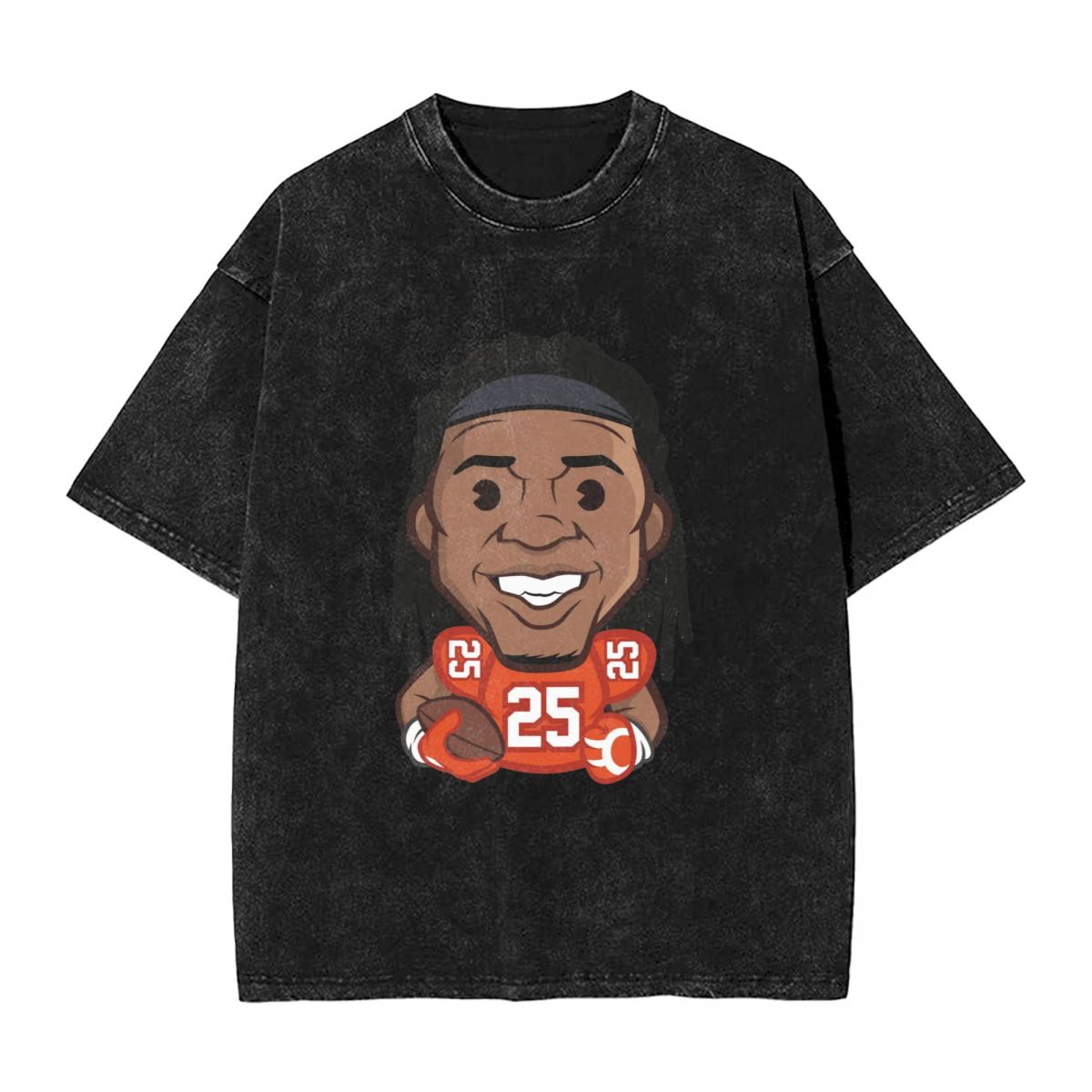 Denver Broncos Melvin Gordon III Emoji Men's Vintage Oversized T-Shirts
