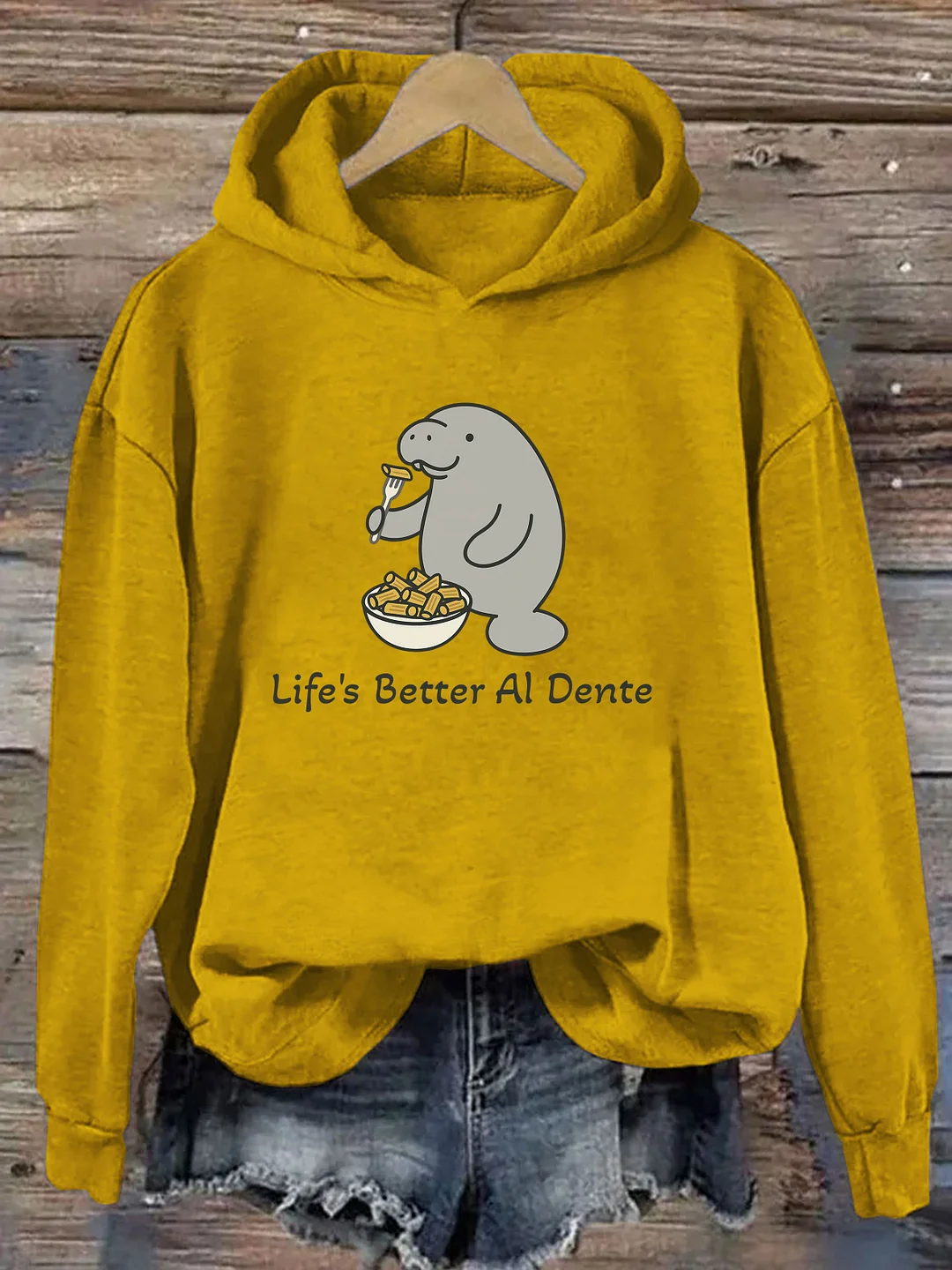 Life's Better Al Dente Hoodie
