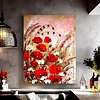 (Multi-Taille Rond / Carr&eacute;) Fleurs - Peinture au Diamant