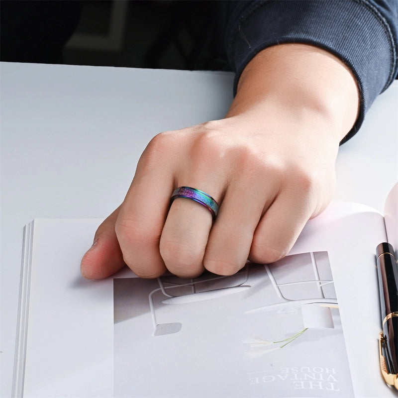 Elegant Geometric 304 Stainless Steel Plating Unisex Rings