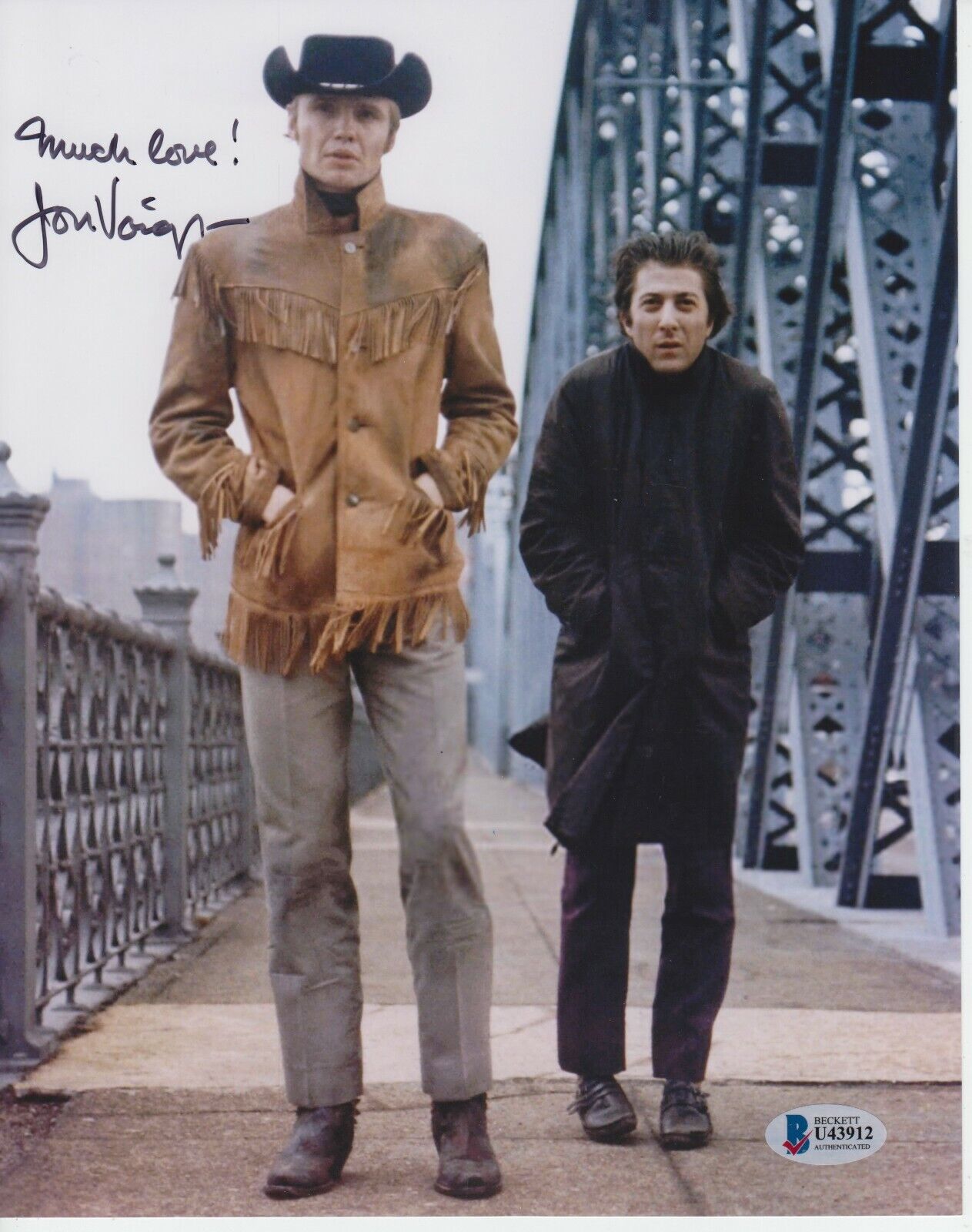 Jon Voight (Midnight Cowboy) #2 8x10 Signed 8x10 Photo Poster painting Beckett Actor