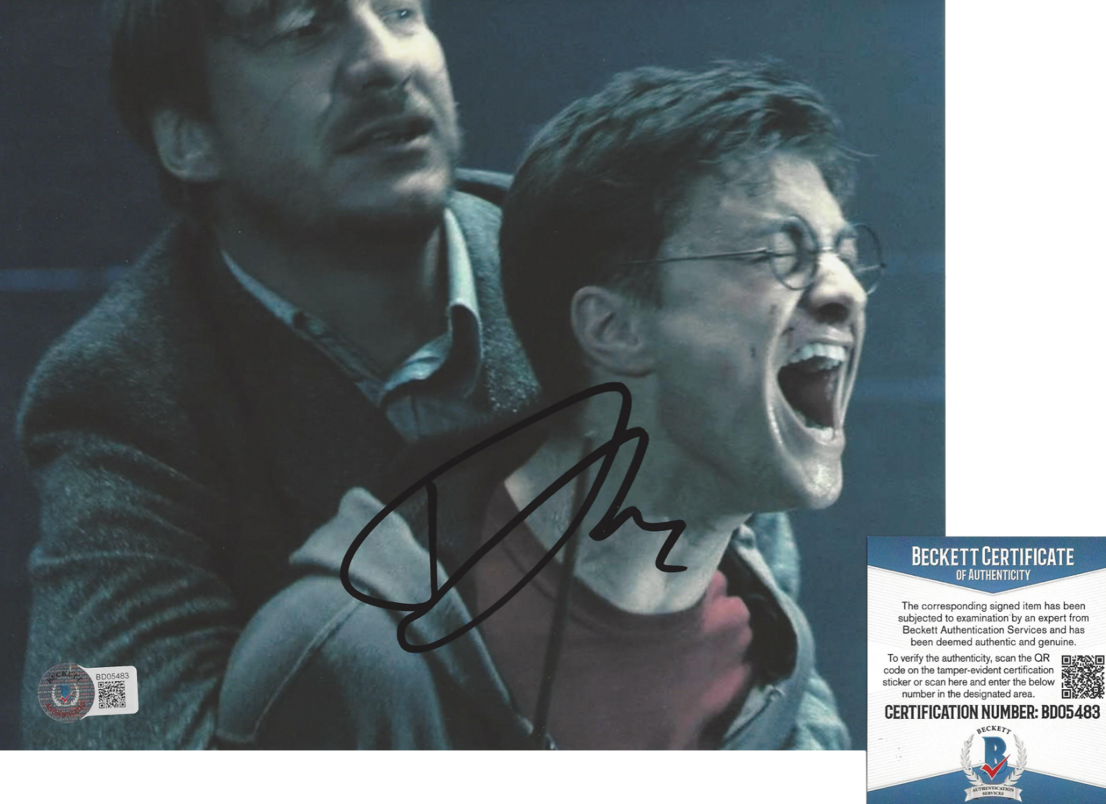 DAVID THEWLIS SIGNED HARRY POTTER REMUS LUPIN 8x10 Photo Poster painting B PROOF BECKETT COA BAS