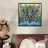 DIY Partial Special Shaped Drill Diamond Painting-Elephant