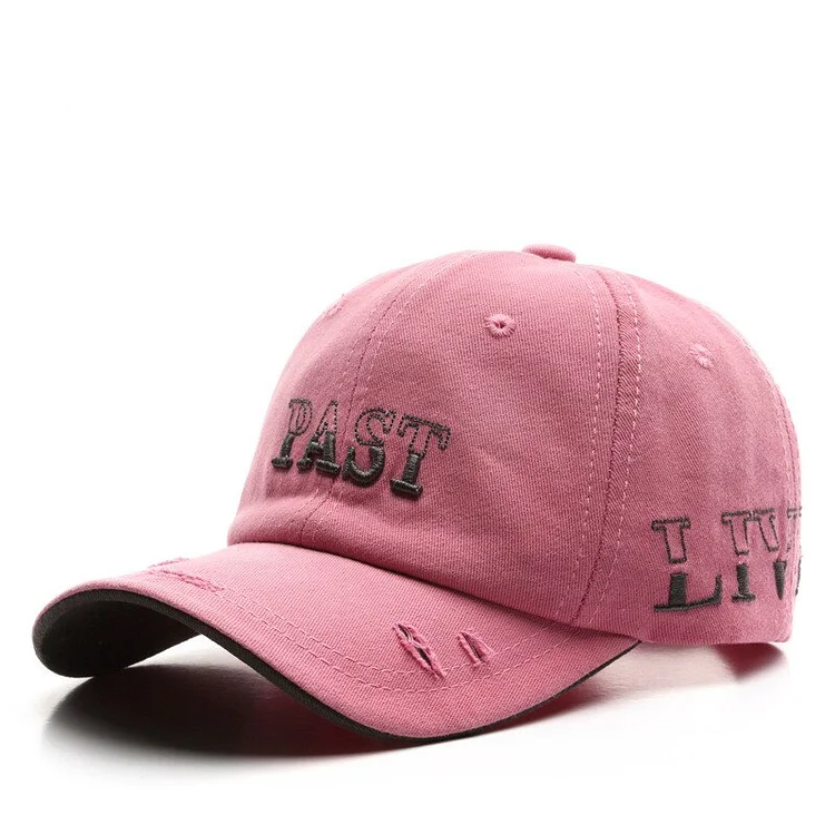 Baseball Cap for Men and Women Letter PAST Embroidery Sun Hat Casual Snapback Caps Casual Sport Summer Peaked Cap Unisex