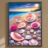 Diamond Painting -5D Full Round Drill Fantasy Beach Shells
