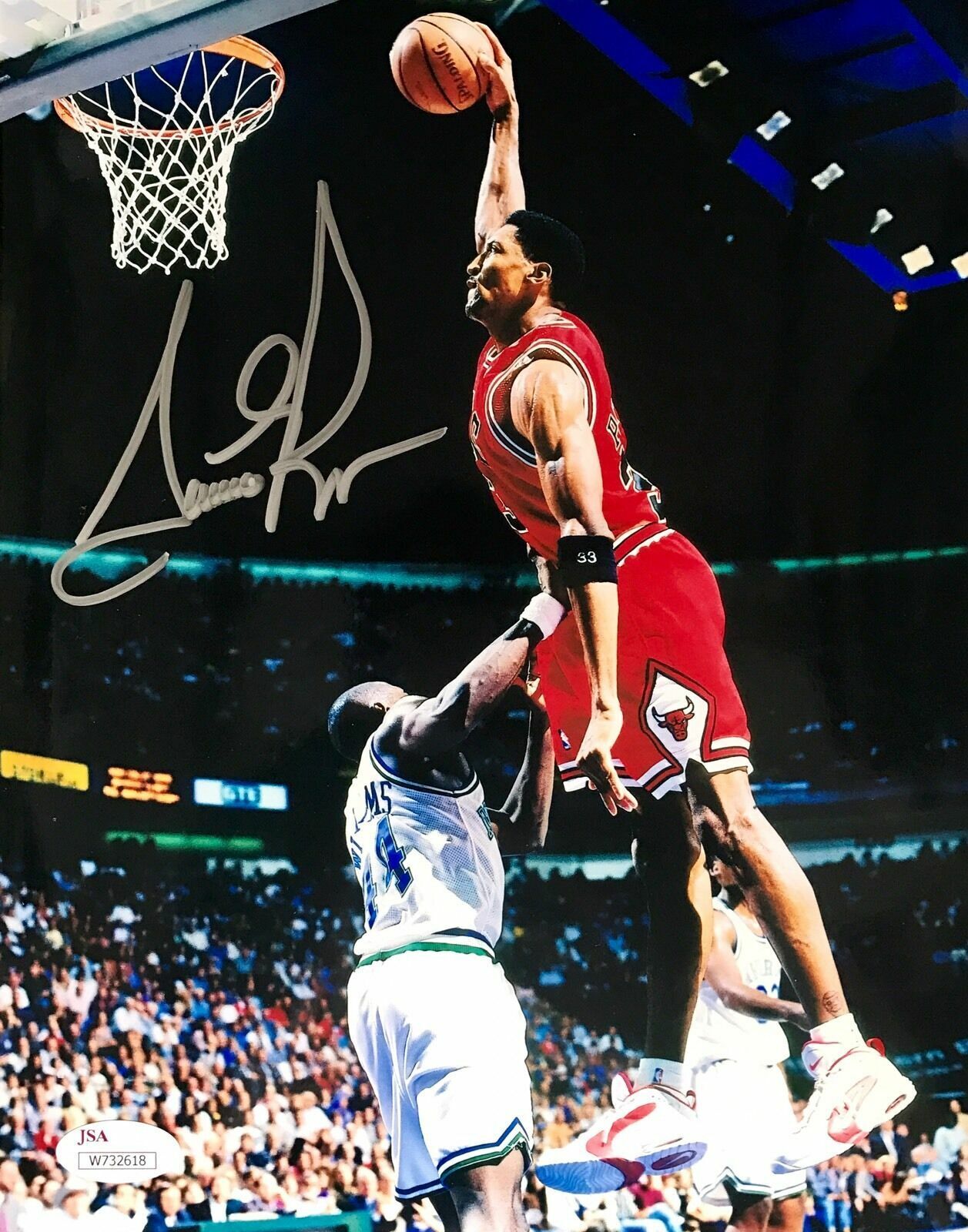 Scottie Pippen Autographed Signed 8X10 Photo Poster painting Bulls REPRINT