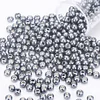 Cross Stitch Bead Embroidery Accessories 2.0mm Metallic Glass Round Beads DI Beads Suitable For 11ct Canvas Hairpin Bracelet Necklace Jewelry Accessories