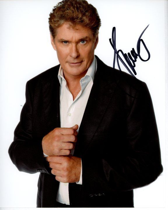 DAVID HASSELHOFF Signed Autographed Photo Poster painting