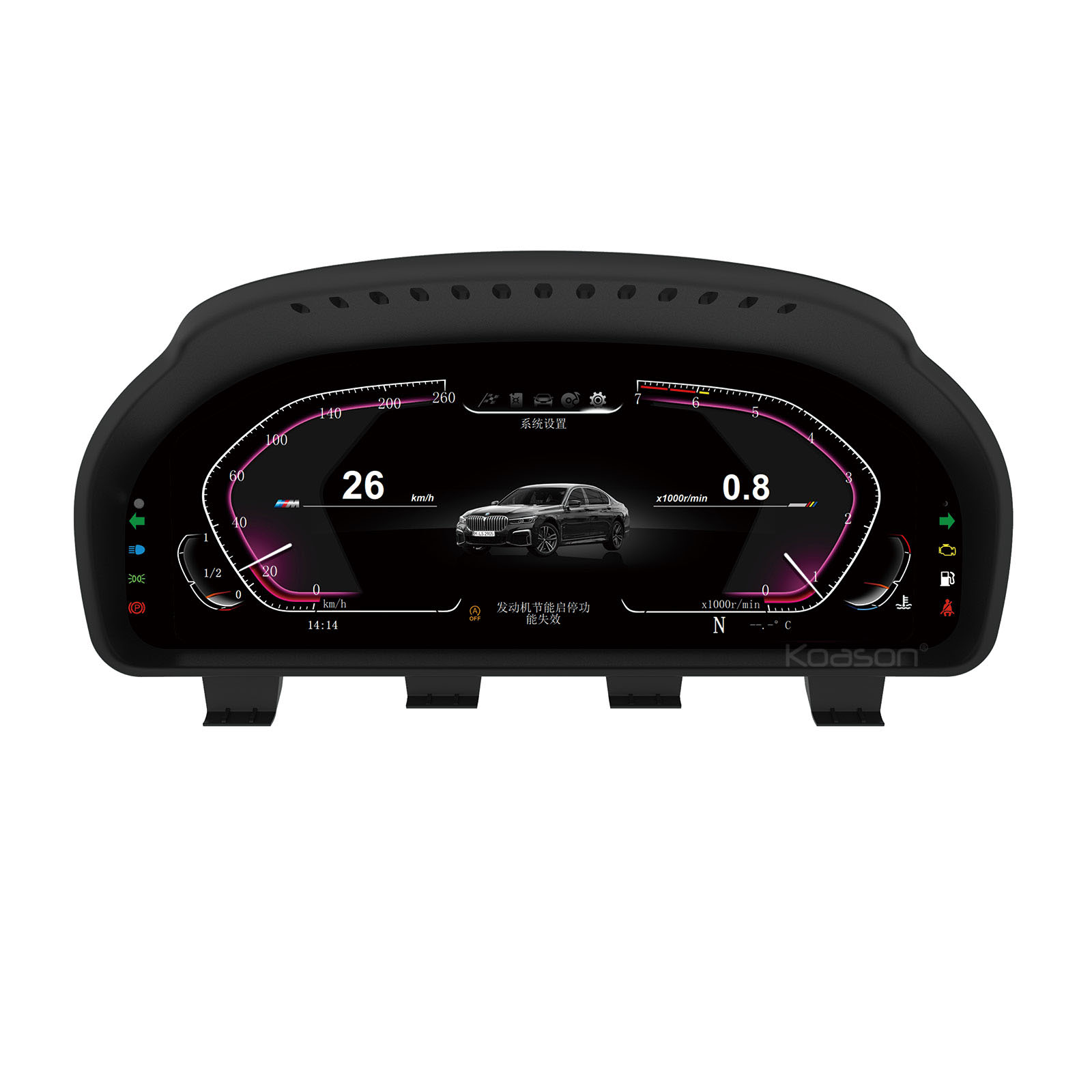 KOASON 12.3inch LCD For BMW F10 F01 X3 X5 Cluster Dashboard Instrument Full Screen speedometer