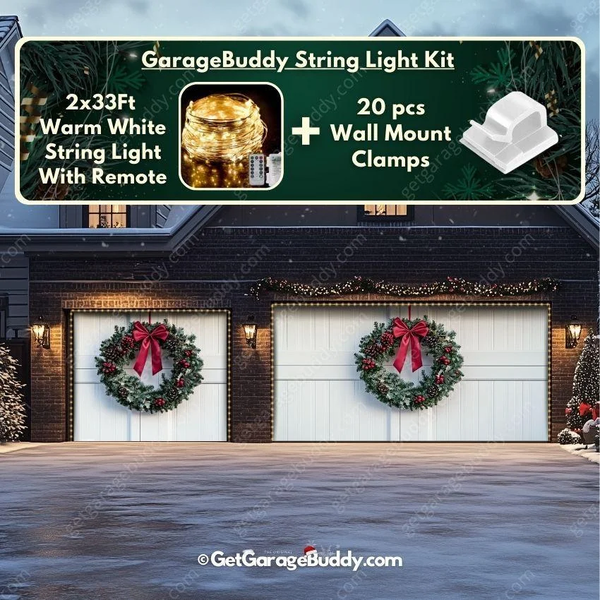 Christmas Wreath | Christmas Garage Door Cover