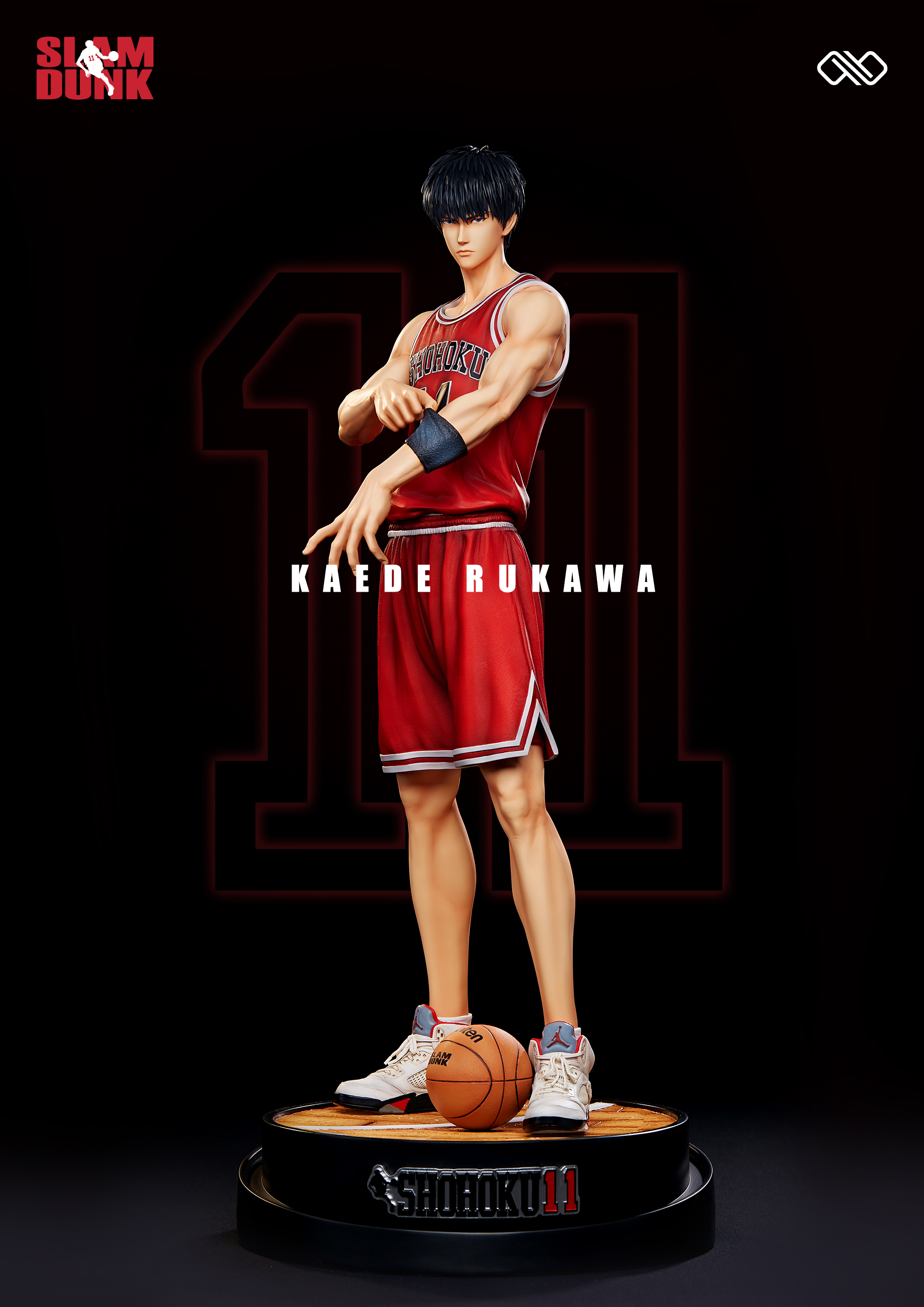 PRE-ORDER Unlimited Studio SLAM DUNK  Kaede Rukawa 1/4 & 1/6 Scale Statue (GK)