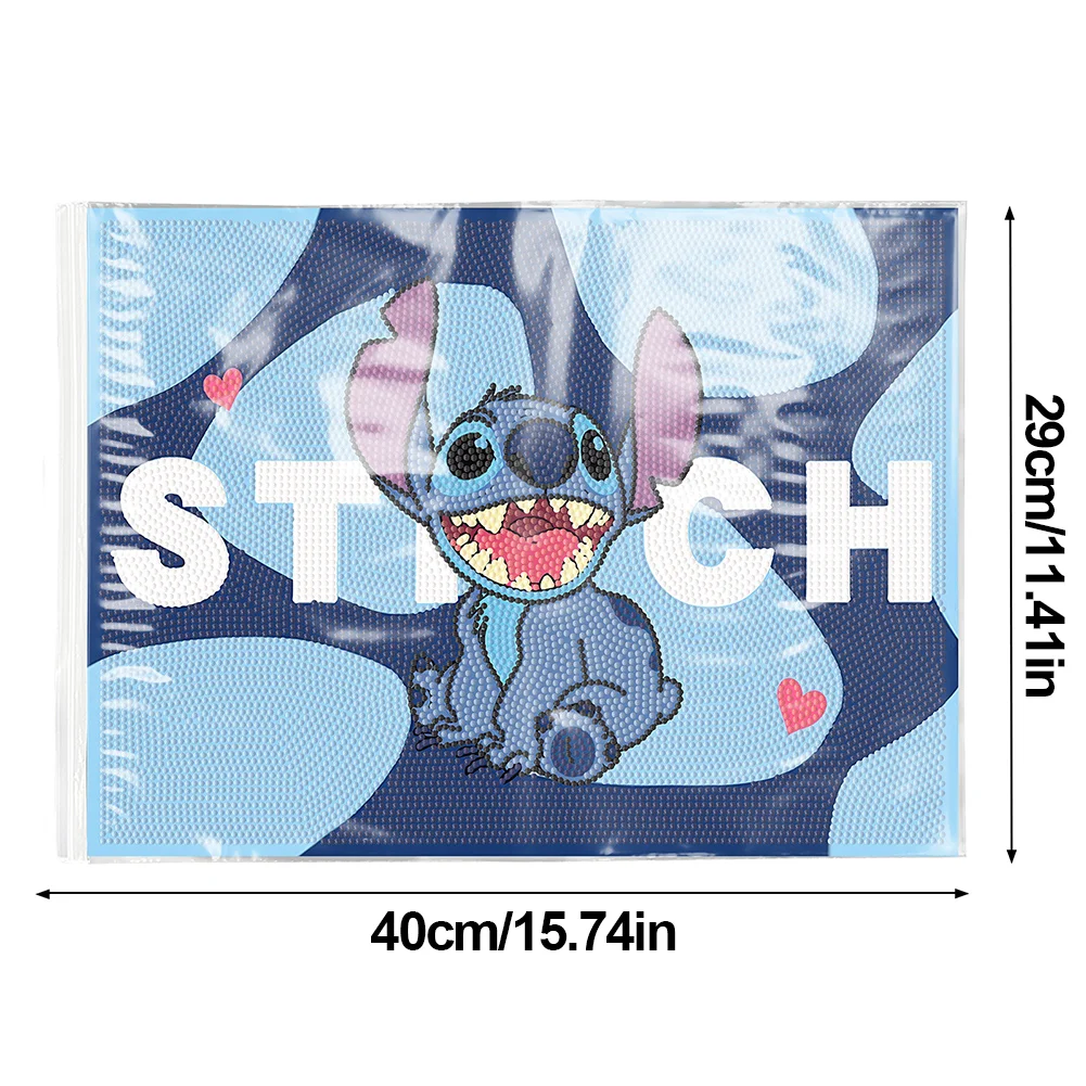 DIY Stitch Diamond Painting Placemat Diamond Crafts Projects for Kids Adults