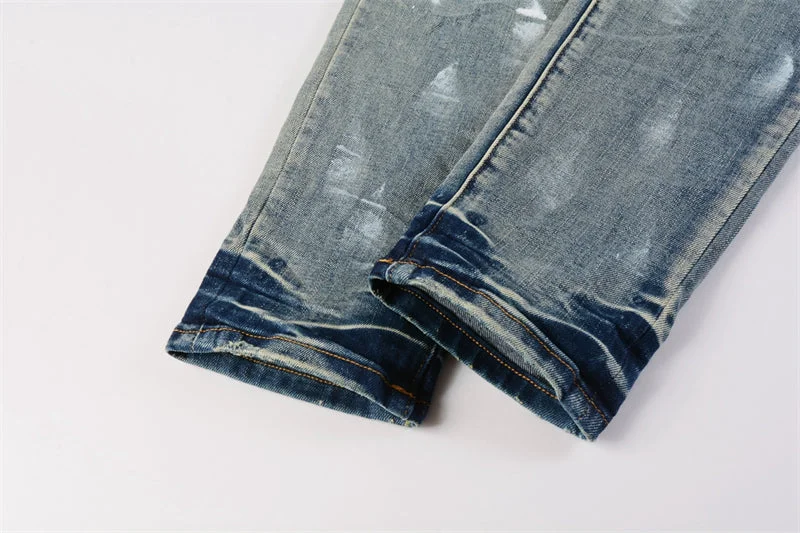 Purple 2023 New Fashion Jeans 9043