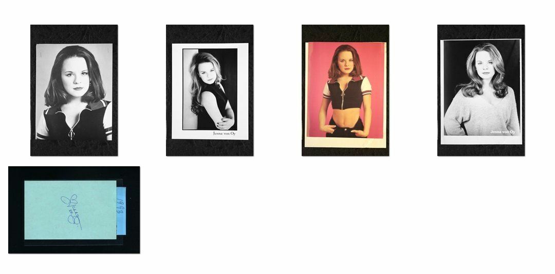 Jenna Von Oy - Signed Autograph and Headshot Photo Poster painting set - Blossom