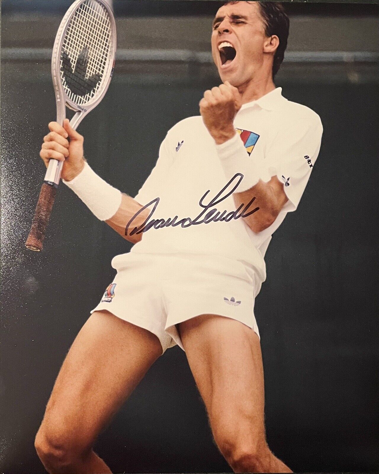 Ivan Lendl Signed Tennis Celebration 8x10 Photo Poster painting Guaranteed To Pass Beckett